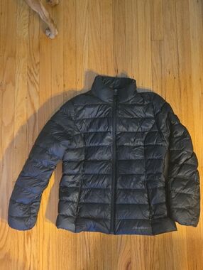 Women's Size M Eddie Bauer Black Quilted Jacket